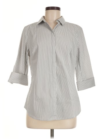 Liz Claiborne Career 3/4 Sleeve Button-Down Shirt (view 1)