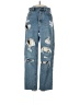 PacSun Hearts Blue Jeans Size 24 waist - photo 1