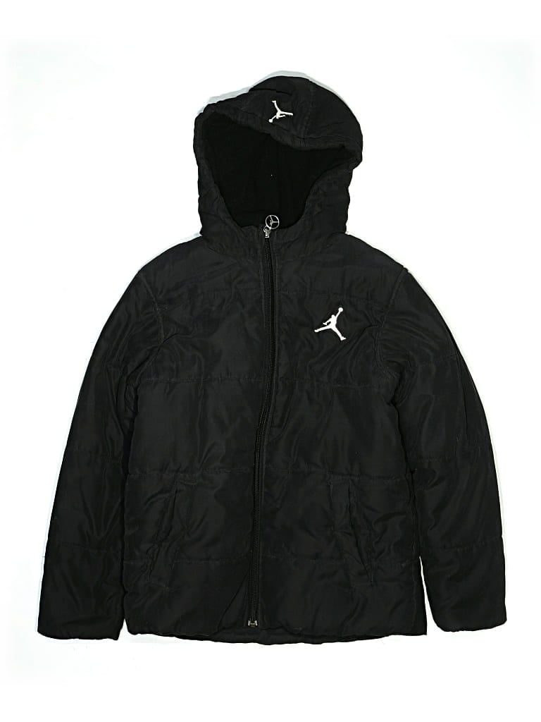 Pre-owned Air Jordan Kids' Snow Jacket In Black