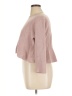 St. John Pink Wool Cardigan Size XL - photo 5