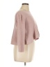 St. John Pink Wool Cardigan Size XL - photo 4