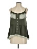 Pol Green Sleeveless Blouse Size S - photo 1
