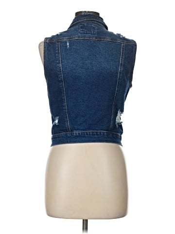 Wax Jean Denim Vest (view 2)