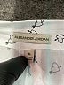 Alexander Jordan 100% Rayon Print Ivory Long Sleeve Blouse Size XL - photo 7