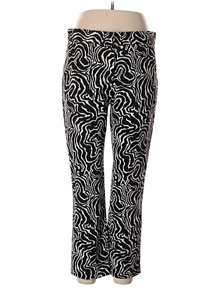 Pre-owned Zara Casual Pants In Black