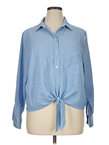 H&M Long Sleeve Button-Down Shirt (view 1)