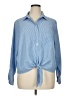 H&M Blue Long Sleeve Button-Down Shirt Size XL - photo 1