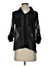 Mine 100% Polyester Black 3/4 Sleeve Blouse Size S - photo 1