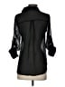 Mine 100% Polyester Black 3/4 Sleeve Blouse Size S - photo 2