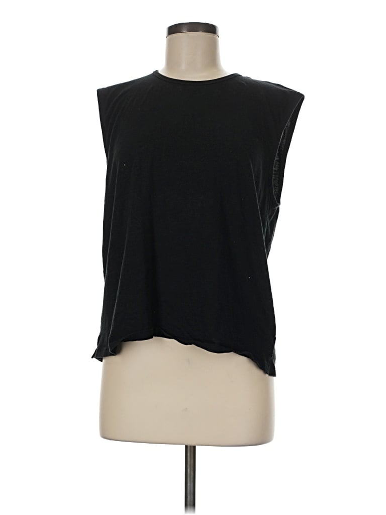 Pre-owned Jcrew Sleeveless T-shirt In Black