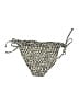 H&M 100% Polyester Animal Print Black Swimsuit Bottoms Size 12 - photo 2