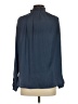 Ann Taylor LOFT 100% Polyester Blue Long Sleeve Blouse Size S - photo 2