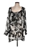 BCBGMAXAZRIA 100% Polyester Black 3/4 Sleeve Blouse Size L - photo 1