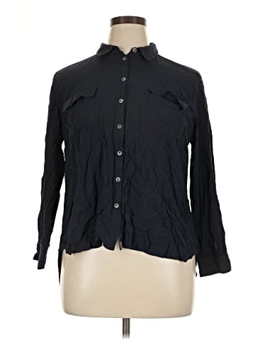 Bass 3/4 Sleeve Button-Down Shirt (view 1)