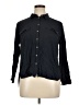 Bass 100% Rayon Black 3/4 Sleeve Button-Down Shirt Size XL - photo 1