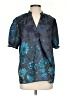 Unbranded Teal Short Sleeve Blouse Size S - photo 1