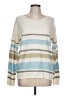 Angel Kiss Stripes Ivory Pullover Sweater Size L - photo 1