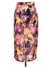 Assorted Brands 100% Polyester Print Purple Casual Skirt Size 12 - photo 2