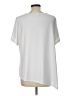 Susan Graver White Short Sleeve Blouse Size L - photo 2