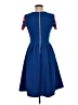 Lularoe Color Block Blue Cocktail Dress Size M - photo 2