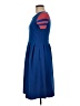 Lularoe Color Block Blue Cocktail Dress Size M - photo 5
