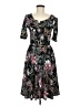 Lularoe Paisley Black Gray Cocktail Dress Size M - photo 1