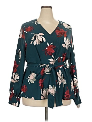 Halogen Long Sleeve Blouse (view 1)