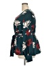 Halogen 100% Polyester Floral Teal Long Sleeve Blouse Size 2X - photo 5