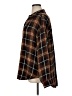 BeachLunchLounge Plaid Brown Long Sleeve Button-Down Shirt Size XL - photo 5