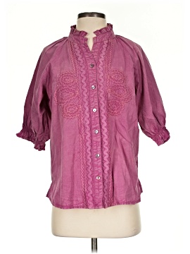 Sister Mary 3/4 Sleeve Button-Down Shirt (view 1)