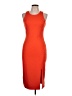 Derek Heart Solid Orange Cocktail Dress Size L - photo 1