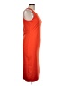Derek Heart Solid Orange Cocktail Dress Size L - photo 4