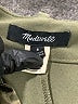 Madewell 100% Polyester Solid Green Shorts Size 8 - photo 3