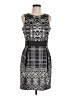 Spell Graphic Gray Cocktail Dress Size 8 - photo 1
