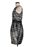 Spell Graphic Gray Cocktail Dress Size 8 - photo 5