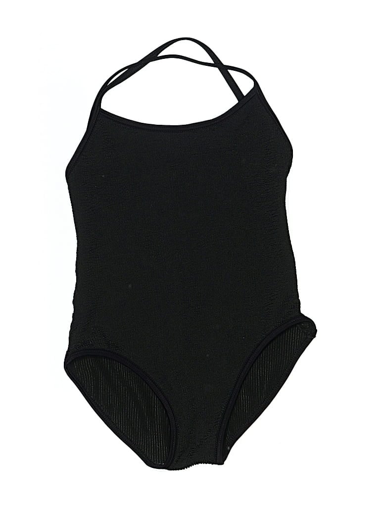 Pre-owned Assorted Brands One Piece Swimsuit In Black