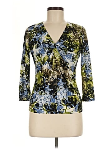 Ellen Tracy 3/4 Sleeve Silk Top (view 1)
