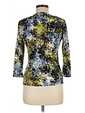 Ellen Tracy 3/4 Sleeve Silk Top (view 2)