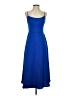 DB Studio 100% Polyester Solid Blue Casual Dress Size 4 - photo 1