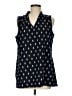 CAbi 100% Polyester Black Sleeveless Blouse Size M - photo 1