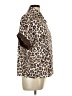 Unbranded Animal Print Brown Short Sleeve Blouse Size L - photo 4