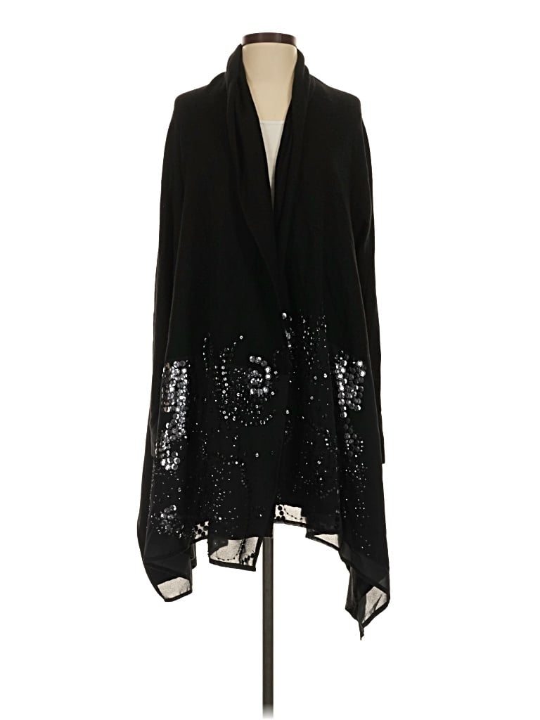 Jones New York Wool Cardigan Sweater In Black