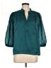 Current Air Teal 3/4 Sleeve Blouse Size M - photo 1