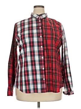 J.Crew Factory Store Long Sleeve Button-Down Shirt (view 1)