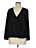 Cooper & Ella 100% Polyester Black Long Sleeve Blouse Size Med (2) - photo 1