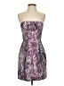 BCBGMAXAZRIA 100% Polyester Paisley Purple Cocktail Dress Size 4 - photo 1