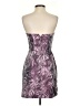 BCBGMAXAZRIA 100% Polyester Paisley Purple Cocktail Dress Size 4 - photo 2
