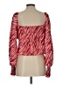 Slate & Willow 100% Polyester Red 3/4 Sleeve Blouse Size L - photo 2