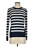 Banana Republic Stripes Blue Silk Pullover Sweater Size S - photo 1