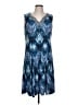 JM Collection Paisley Blue Casual Dress Size L - photo 1